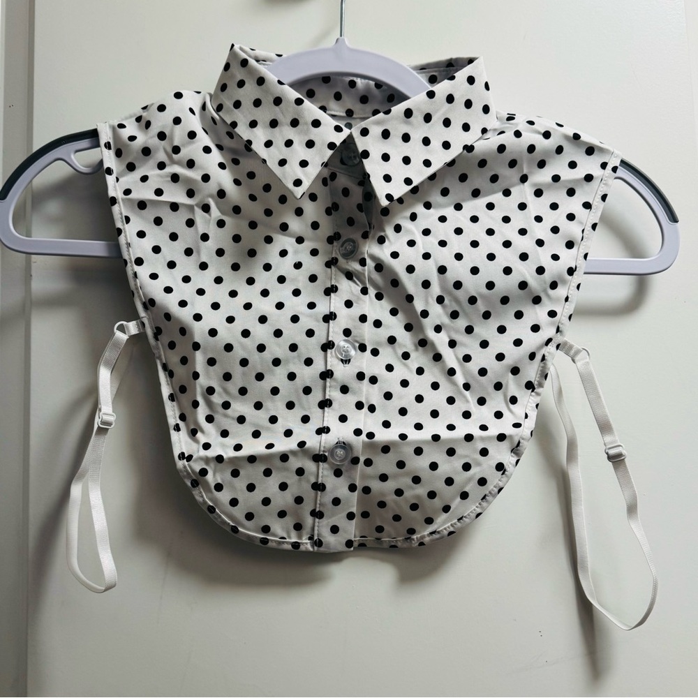 Polka Dot Detachable Collar